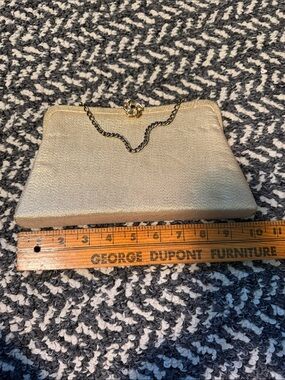Vintage Gold Evening Clutch with Chain